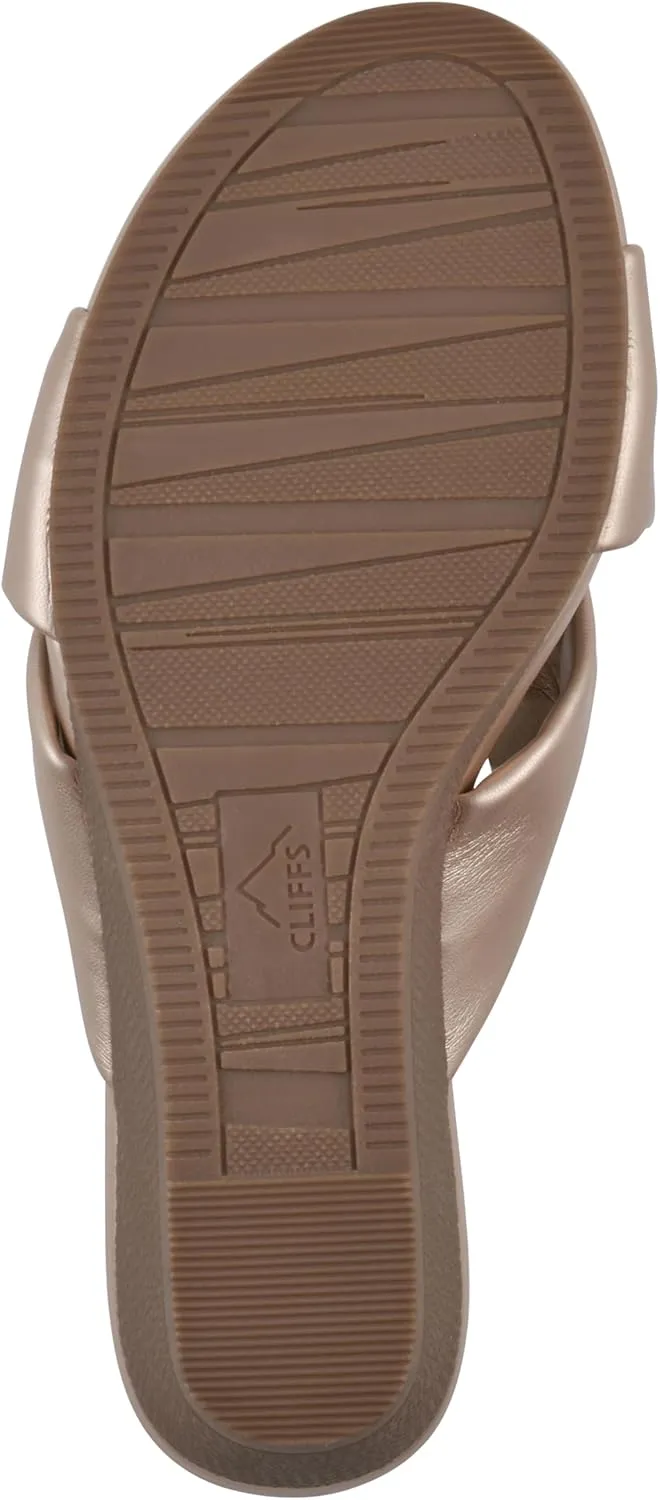 CLIFFS BY WHITE MOUNTAIN Women's Candie Wedge Sandal