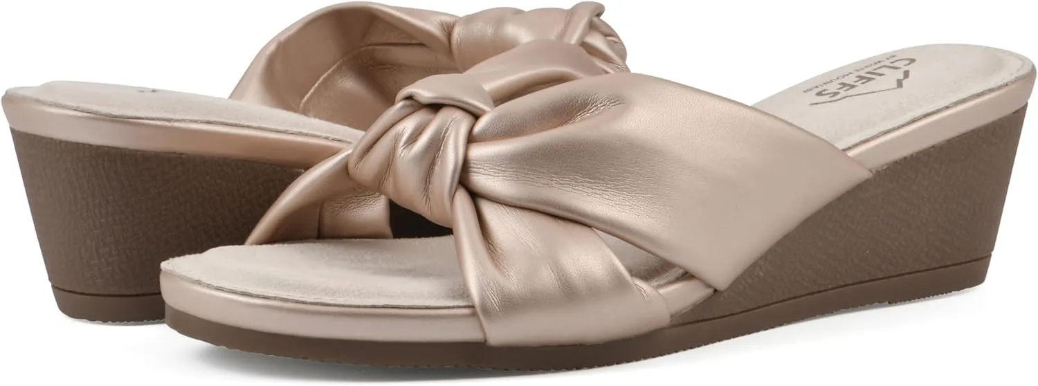 CLIFFS BY WHITE MOUNTAIN Women's Candie Wedge Sandal