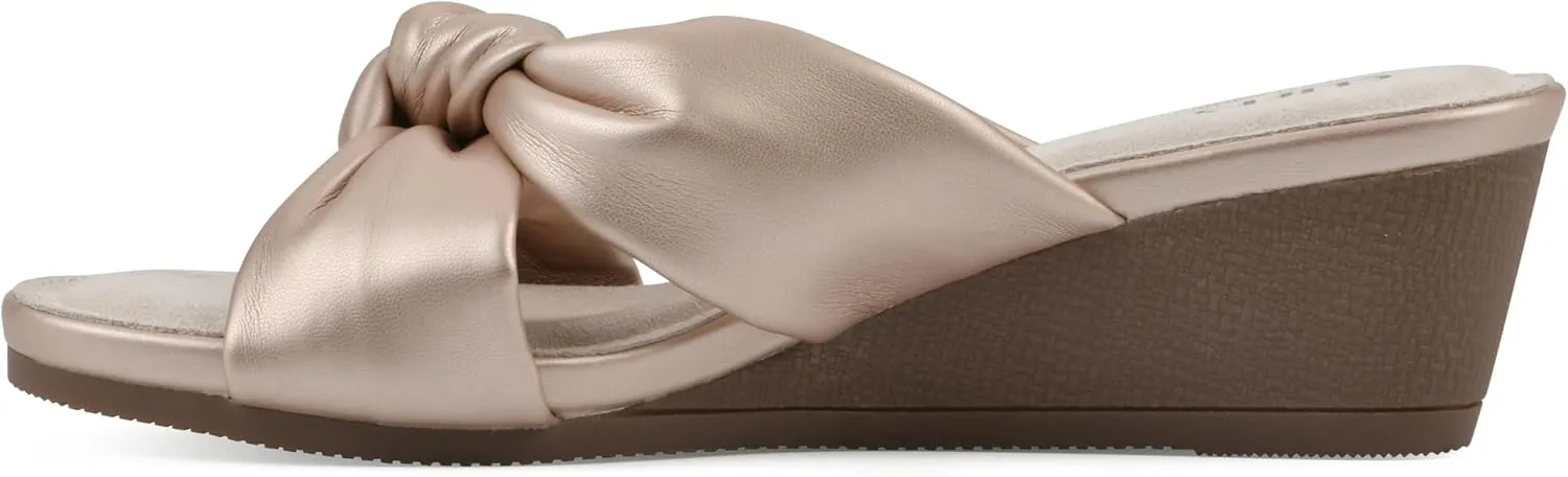 CLIFFS BY WHITE MOUNTAIN Women's Candie Wedge Sandal