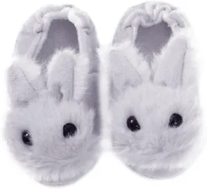 CLISPEED Boys and Girls Slippers Frostbite Protection Warm Nonslip Household Slippers