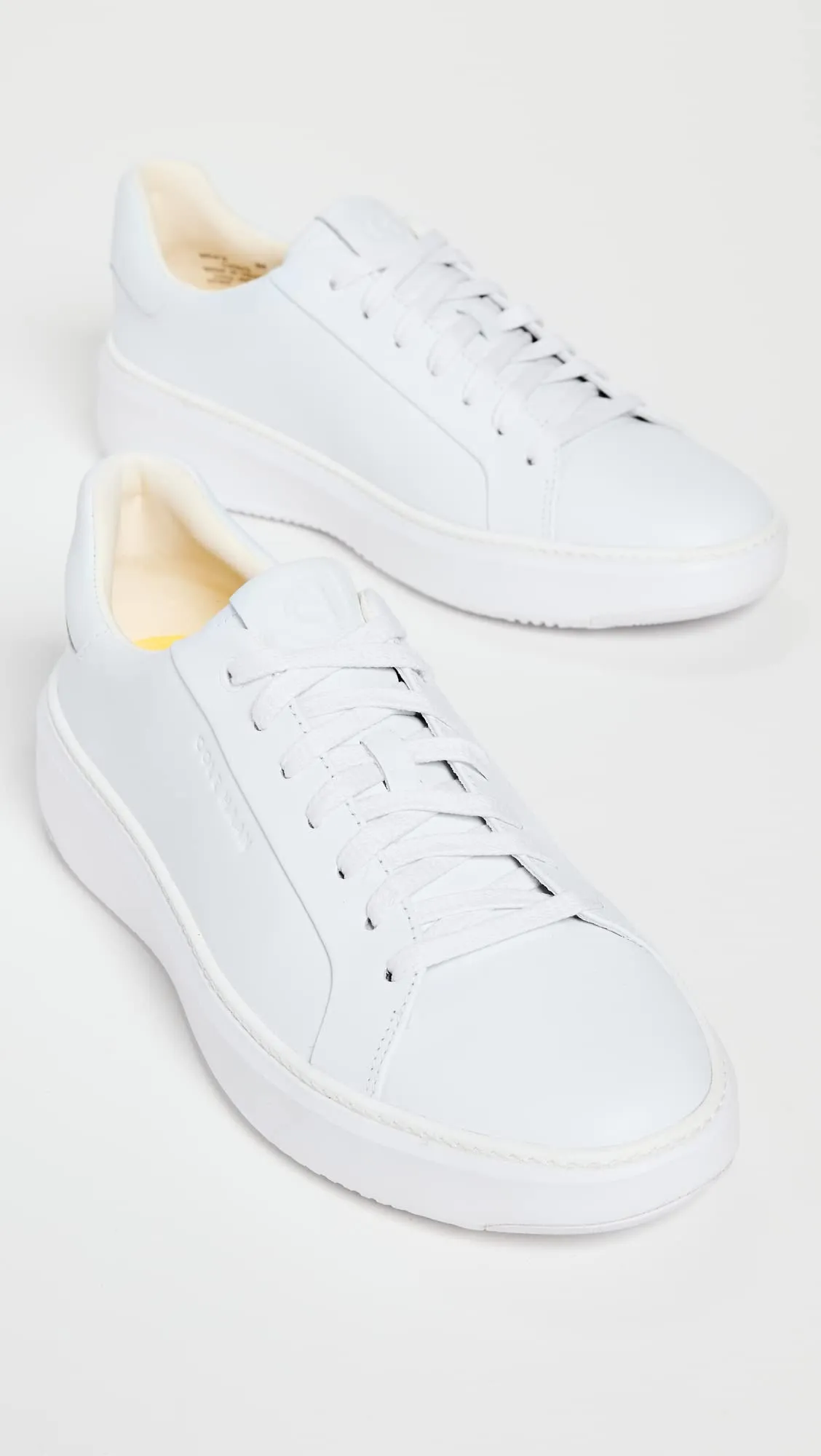 Cole Haan Men's Grandpro Topspin Sneakers, Optic White/Optic White, 7.5