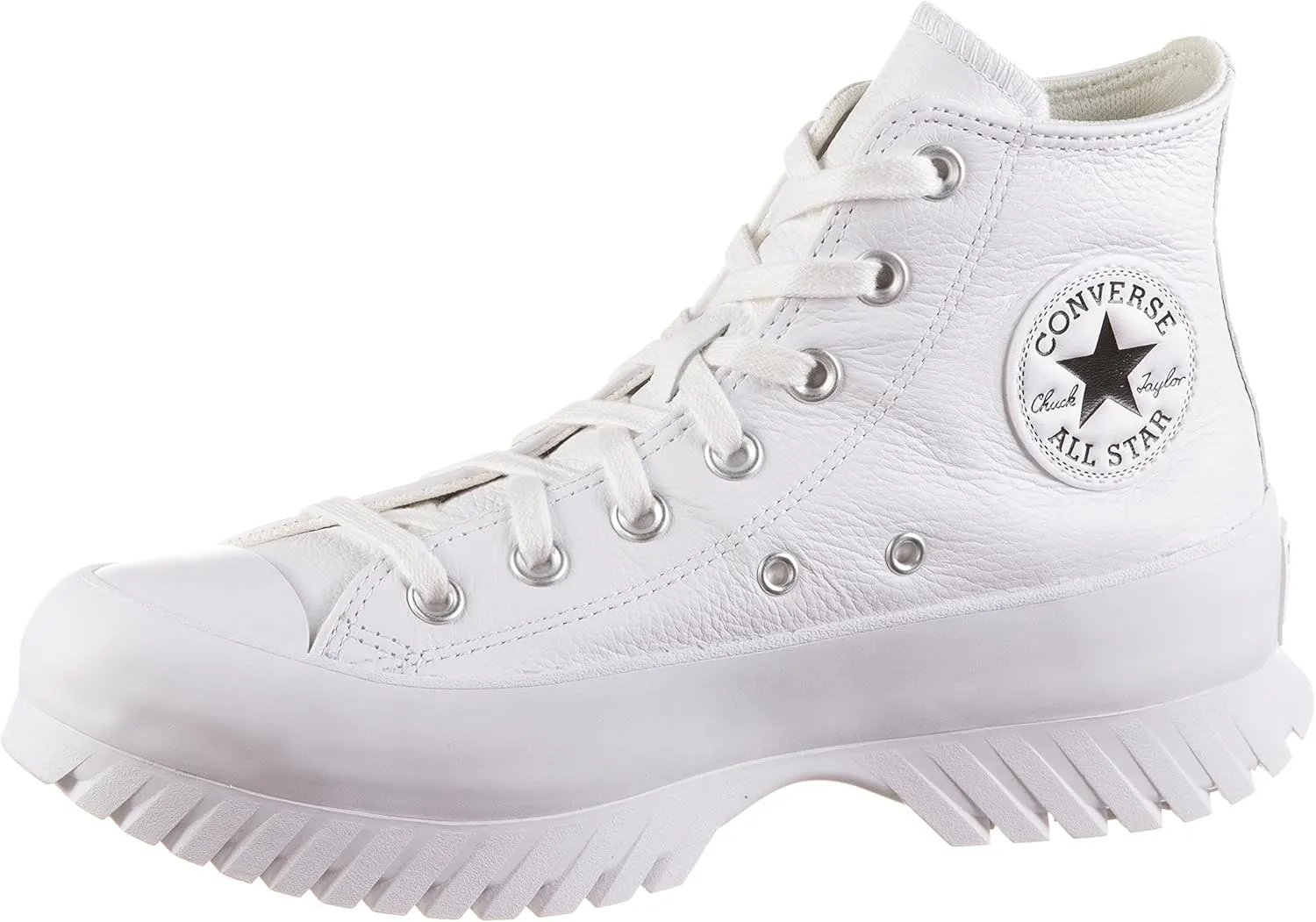 CONVERSE Men's Sneaker, White Egret Black, 8.5