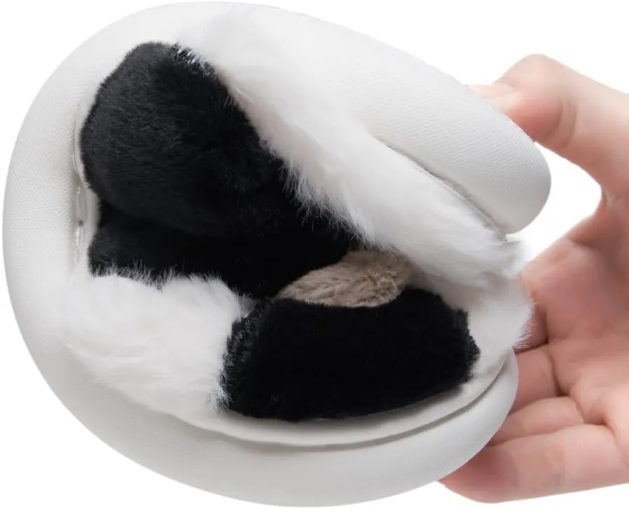 Cow Cartoon Slippers For Women Indoor And Outdoor Mens House Cute Fuzzy Keep Warm Animal Cloud Slides Winter Soft Comfy Warm Anti-Slip Home Slippe