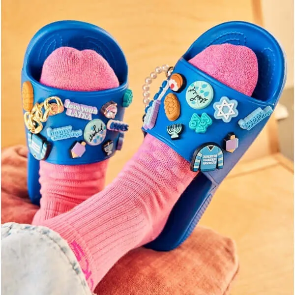 Crocs 206121-4KZ CLASSIC SLIDE Unisex Sandals Blue Bolt