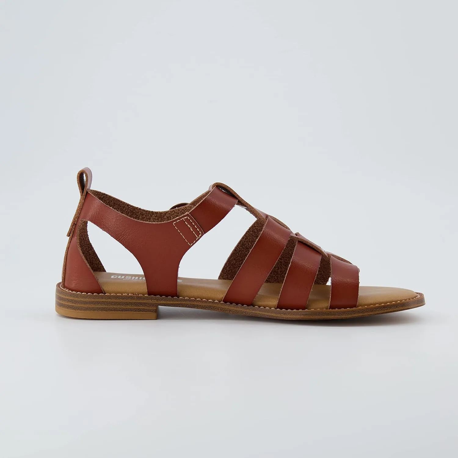 CUSHIONAIRE Women's Lotus fisherman sandal  Memory Foam, Wide Widths Available