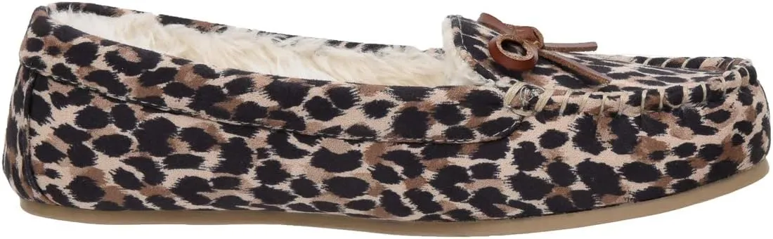 Cushionaire Women's Sabina Moccasin Slipper  Memory Foam