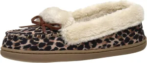 CUSHIONAIRE Women's Sierra Moccasin Slipper  Memory Foam