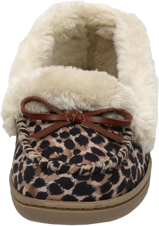 CUSHIONAIRE Women's Sierra Moccasin Slipper  Memory Foam