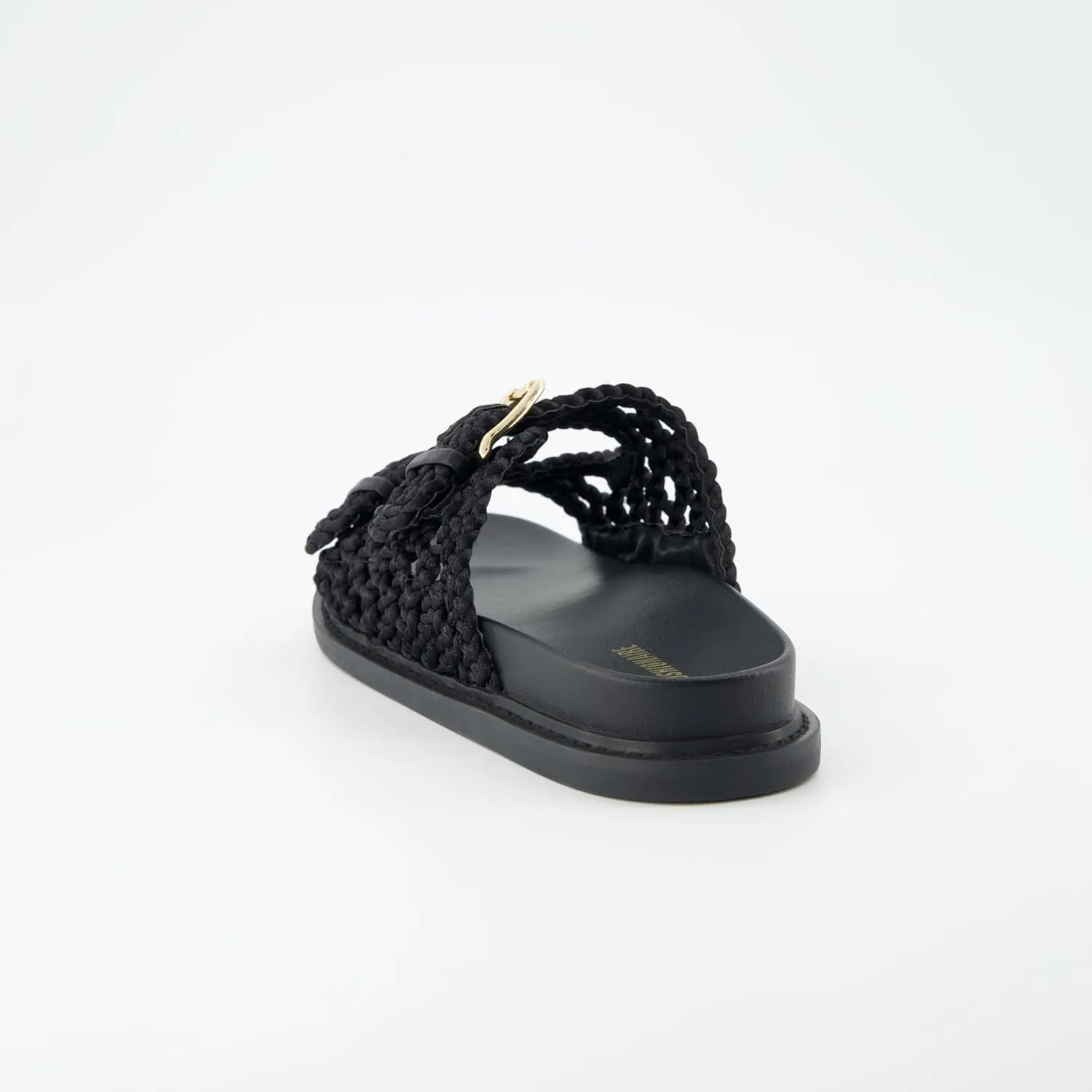CUSHIONAIRE Women's Weaver Woven footbed sandal with  Comfort, Wide Widths Available