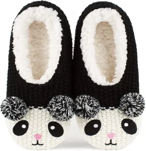Cute Animal House Slippers, Warm Fuzzy Slipper Socks with Grippers Non Slip, Cozy Funny Gifts