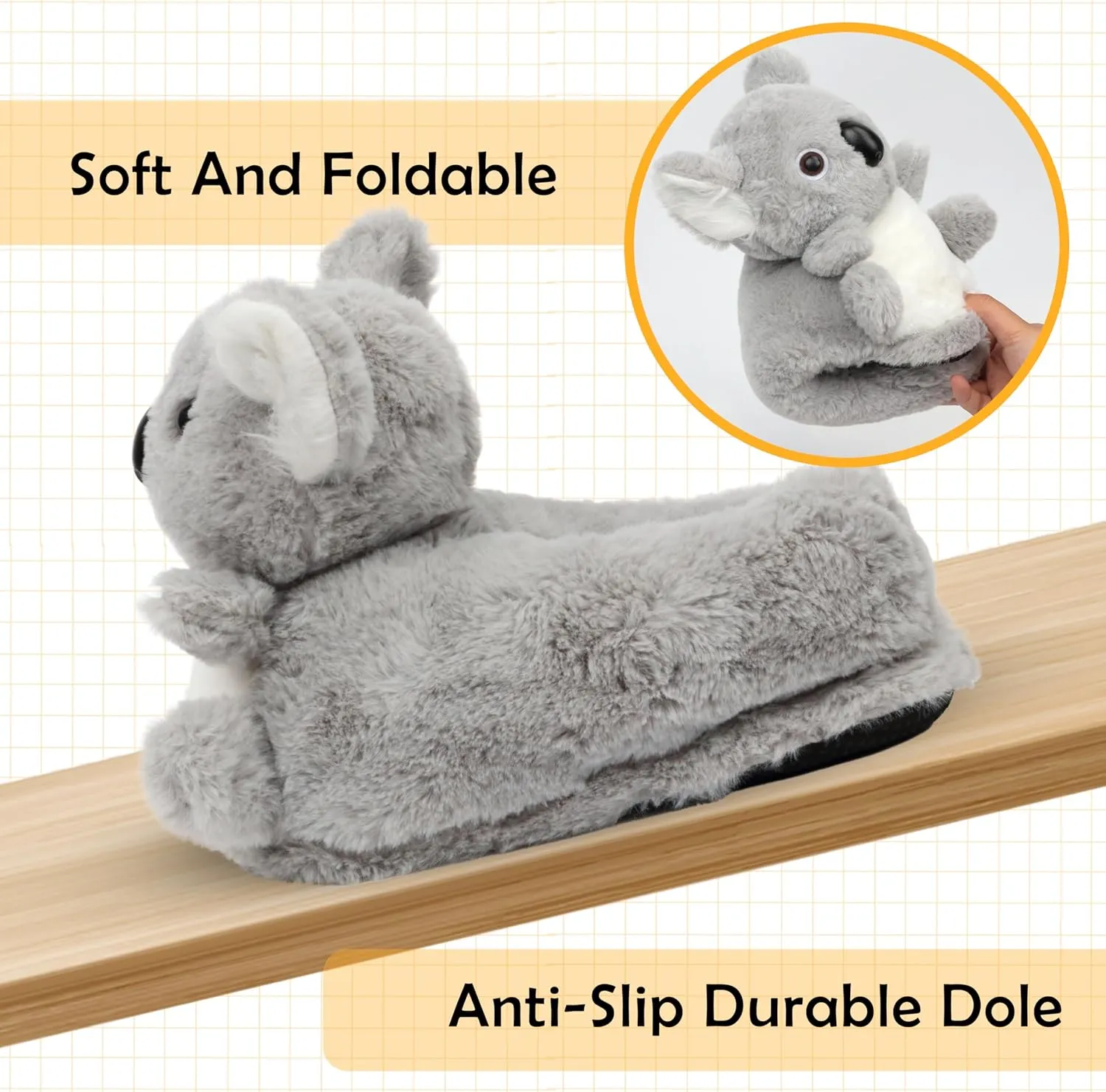 Cute Women Penguin Animal Slippers Fluffy Warm Plush House Shoes Novelty Soft Slippers Cartoon Gifts for Birthday Christmas