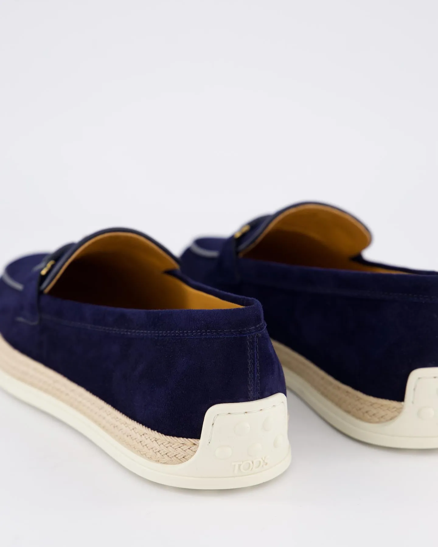 Dames Gomma Rafia Mocassin Blauw