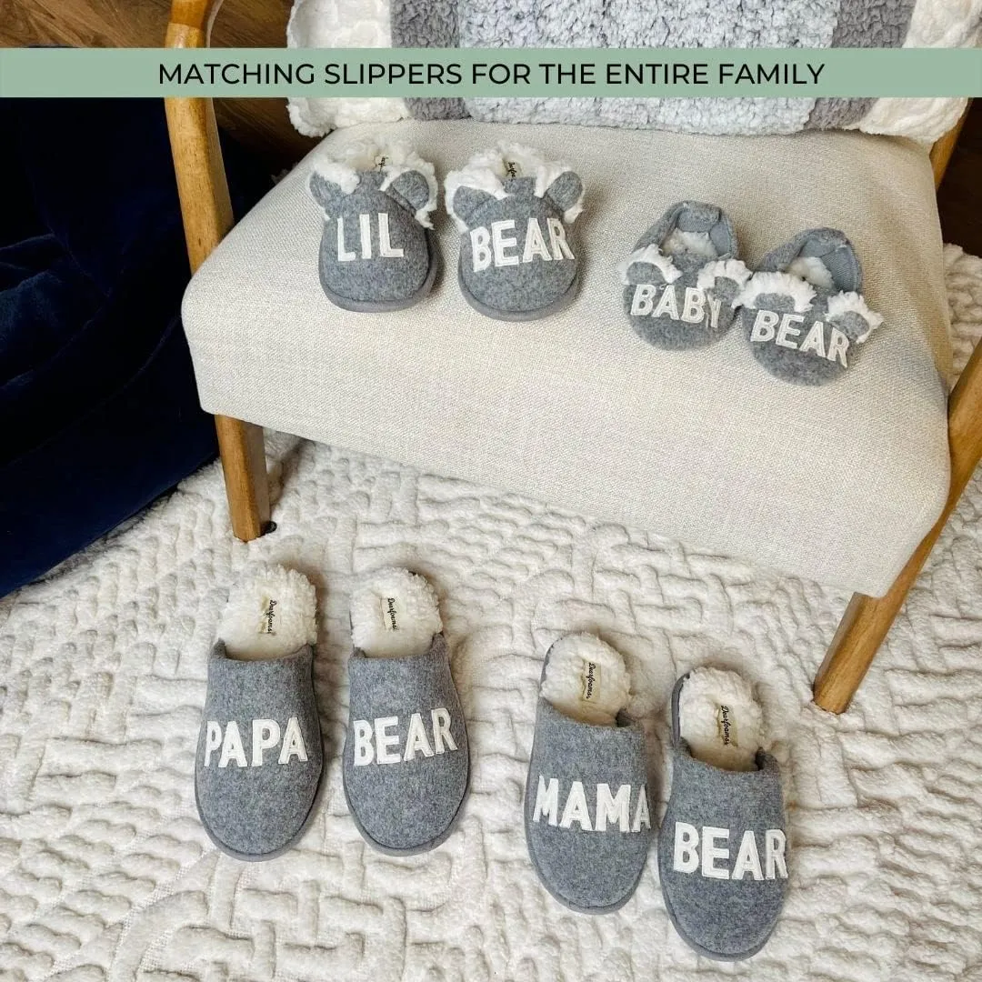 Dearfoams Easter Basket Stuffers Gifts for Kids Toddler Lil Bear and Baby Bear Slipper