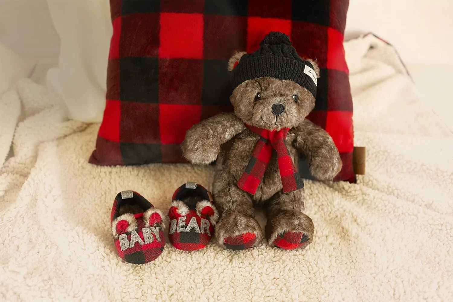 Dearfoams Easter Basket Stuffers Gifts for Kids Toddler Lil Bear and Baby Bear Slipper