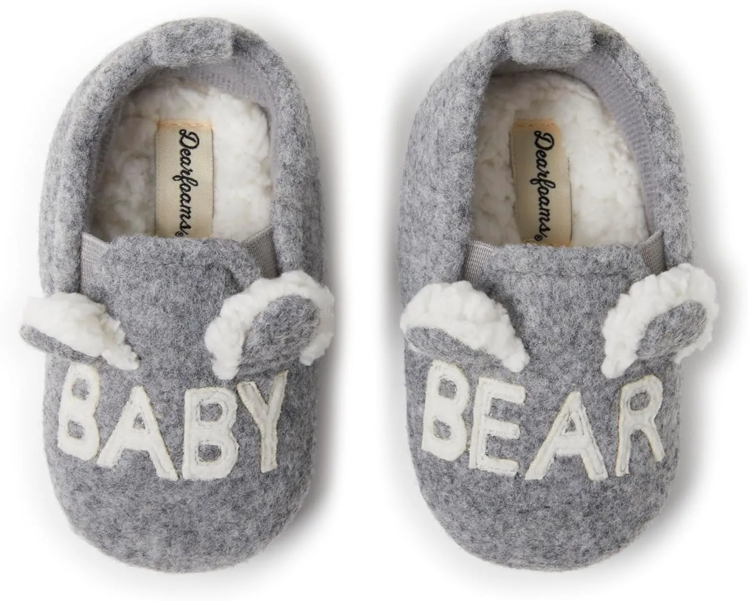 Dearfoams Easter Basket Stuffers Gifts for Kids Toddler Lil Bear and Baby Bear Slipper