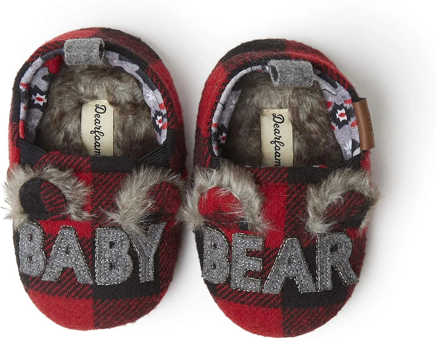 Dearfoams Easter Basket Stuffers Gifts for Kids Toddler Lil Bear and Baby Bear Slipper