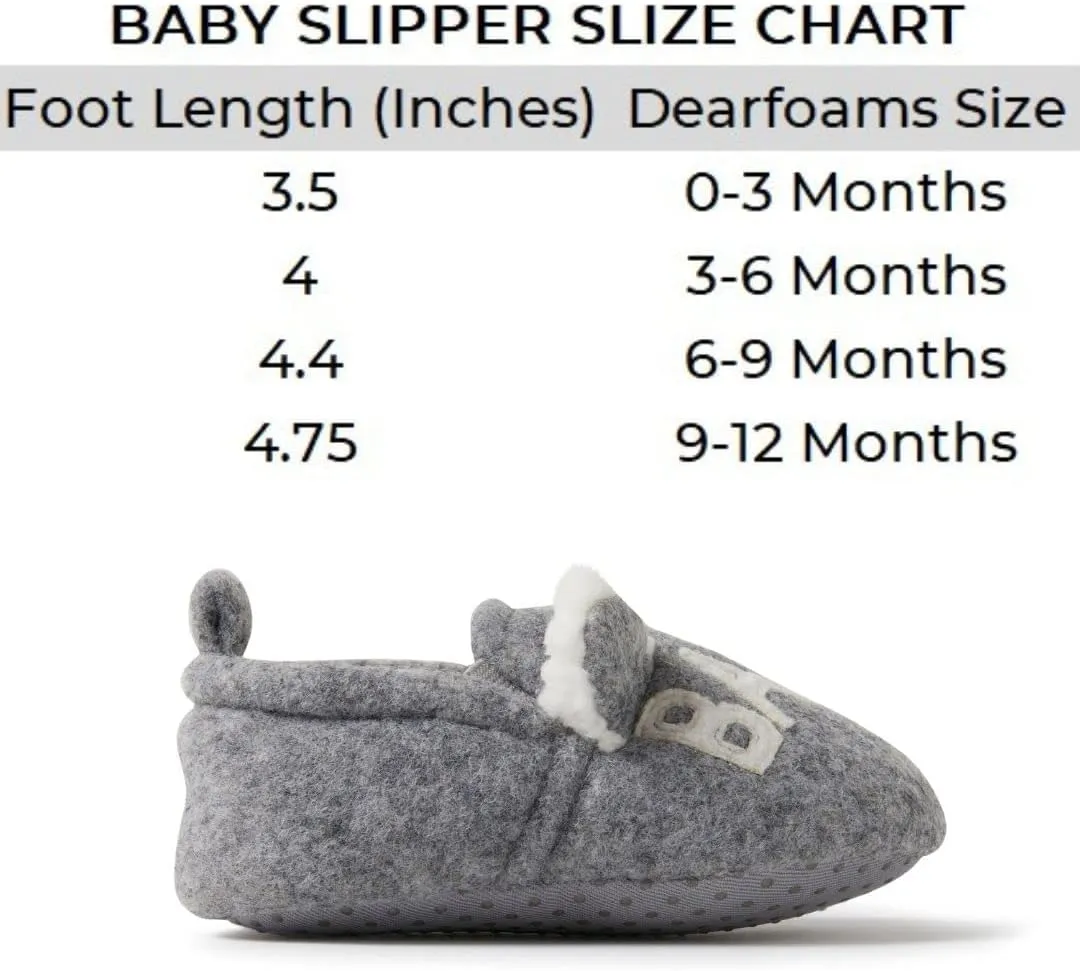 Dearfoams Easter Basket Stuffers Gifts for Kids Toddler Lil Bear and Baby Bear Slipper