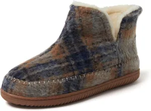 Dearfoams Men's Brixen Indoor/Outdoor Memory Foam Boot Alpine Camping Cozy Slipper House Shoe