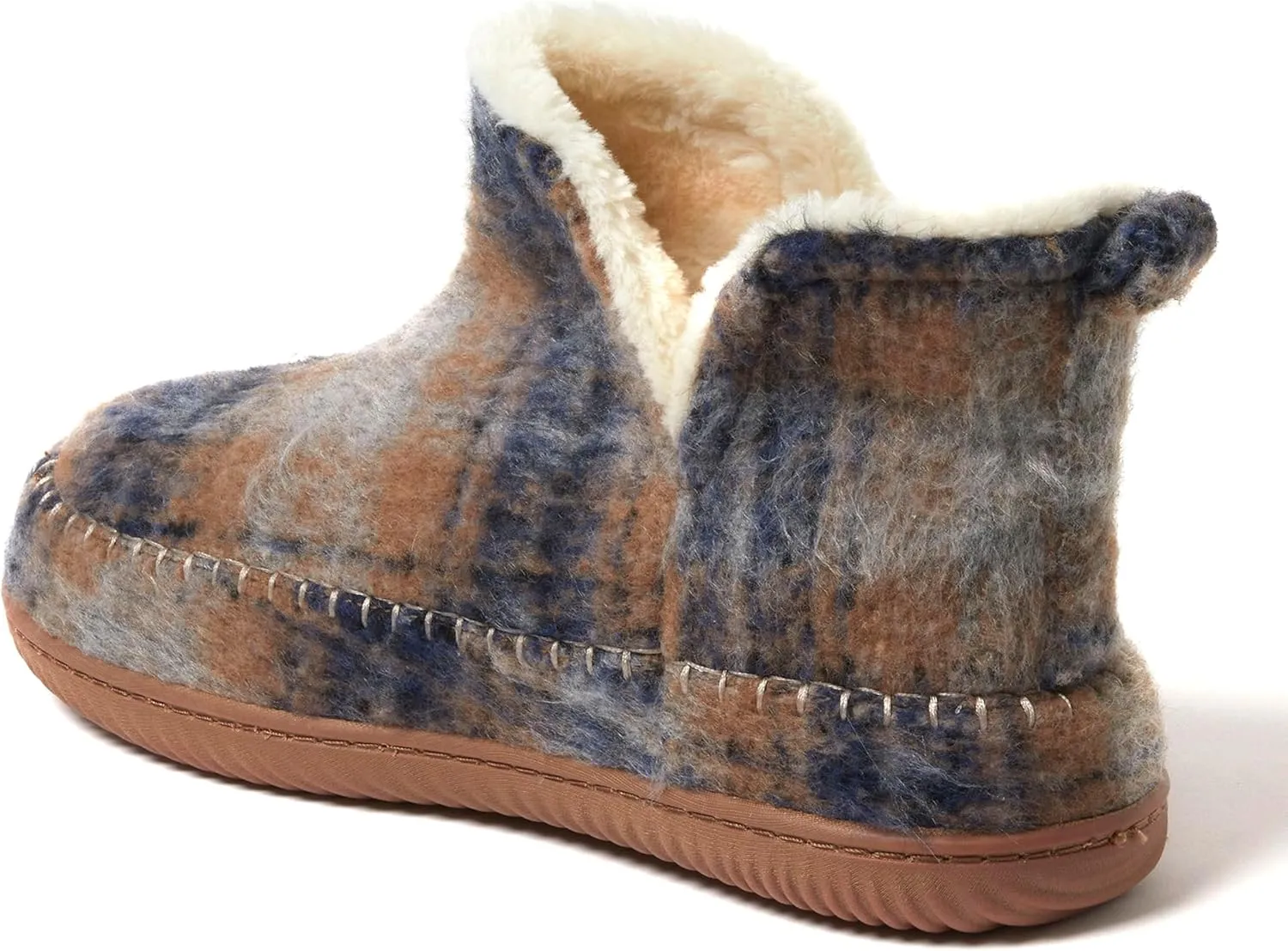Dearfoams Men's Brixen Indoor/Outdoor Memory Foam Boot Alpine Camping Cozy Slipper House Shoe