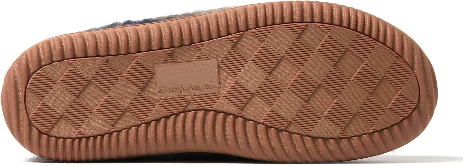 Dearfoams Men's Brixen Indoor/Outdoor Memory Foam Boot Alpine Camping Cozy Slipper House Shoe