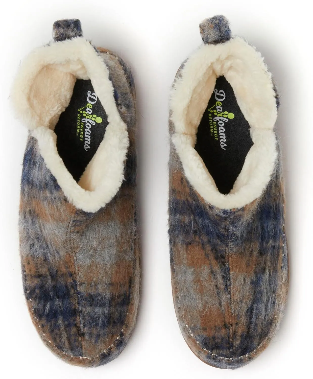 Dearfoams Men's Brixen Indoor/Outdoor Memory Foam Boot Alpine Camping Cozy Slipper House Shoe