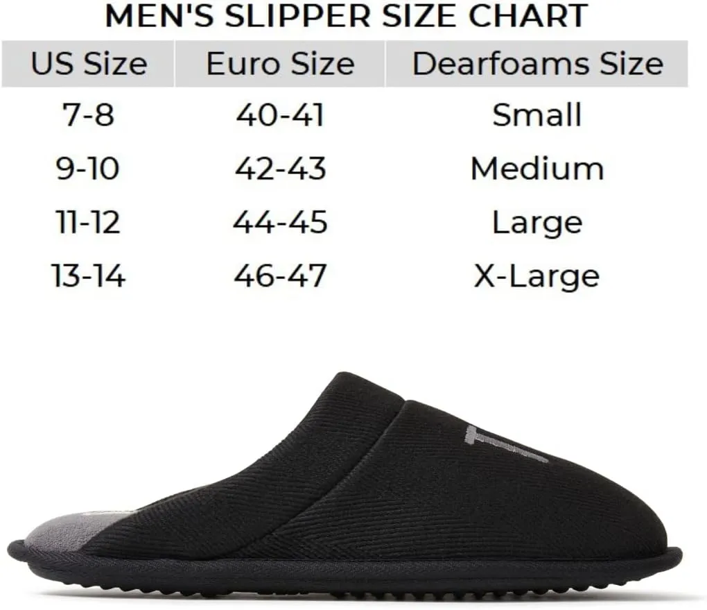 Dearfoams Men's Groom & Groomsmen Giftable Wedding Day Scuff Slipper