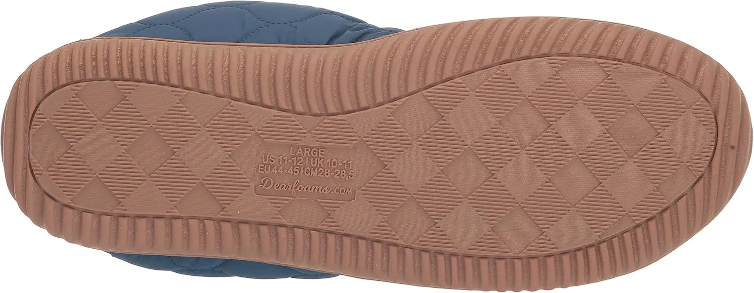 Dearfoams Men's Indoor/Outdoor Warm Up Bootie Slipper