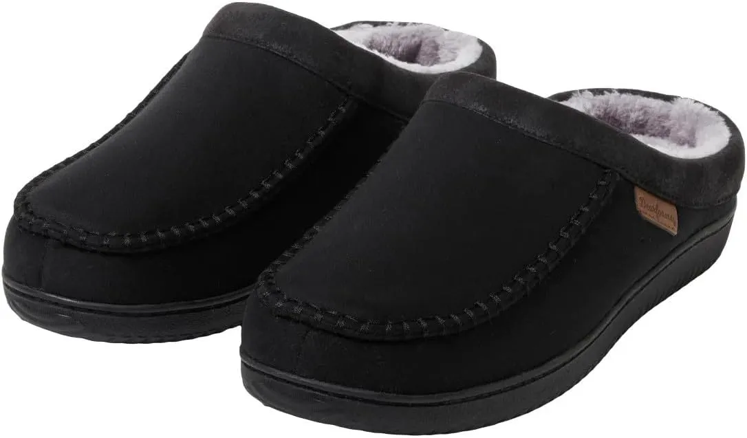 Dearfoams Men's Memory Foam Slipper