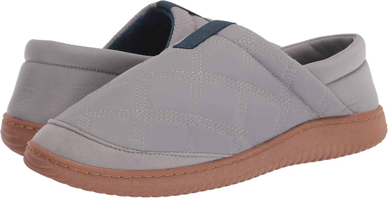 Dearfoams Men's River Nylon Closed Back Indoor/Outdoor Memory Foam Energy Return Slipper