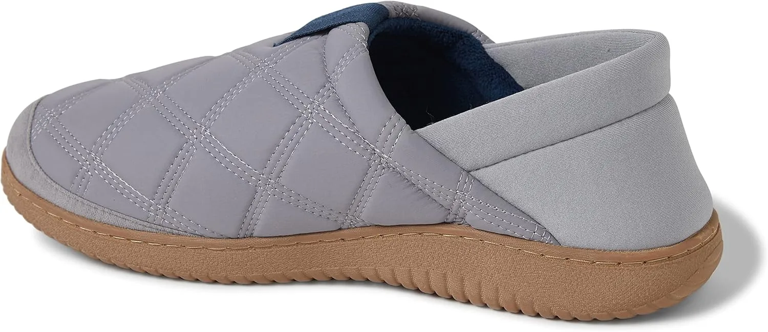 Dearfoams Men's River Nylon Closed Back Indoor/Outdoor Memory Foam Energy Return Slipper