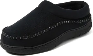 Dearfoams Men's Thompson Memory Foam Indoor/Outdoor Clog Slipper