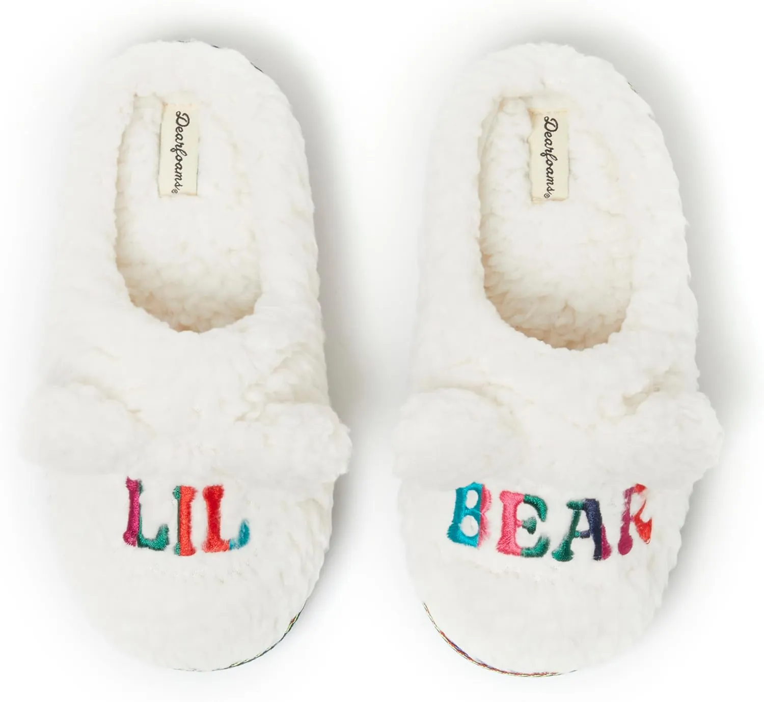 Dearfoams Unisex-Child Easter Basket Stuffers Gifts for Kids Toddler Lil Baby Bear Slipper