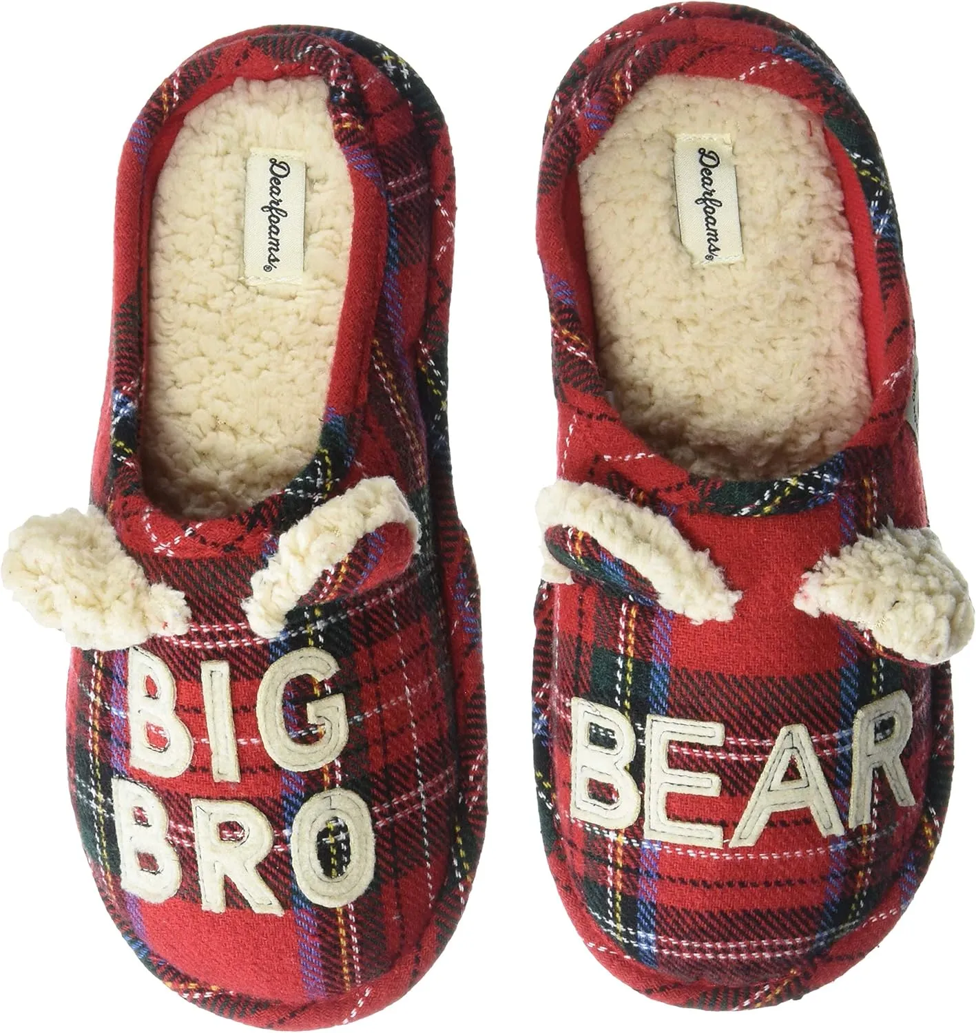 Dearfoams Unisex-Child Easter Basket Stuffers Gifts for Kids Toddler Lil Baby Bear Slipper