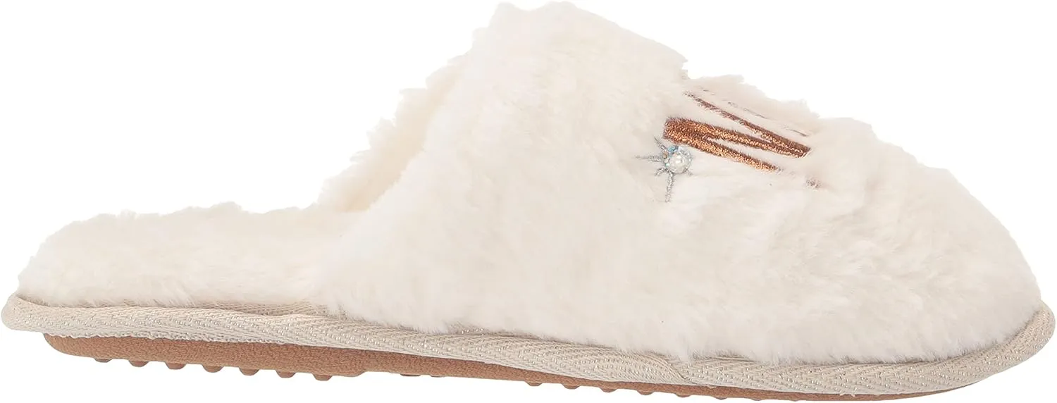 Dearfoams Women's Bridal Slide-On Slipper