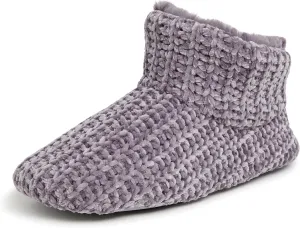 Dearfoams Women's Chenille Bootie Slipper