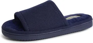Dearfoams Women's Demi Rib Knit Slide Slipper