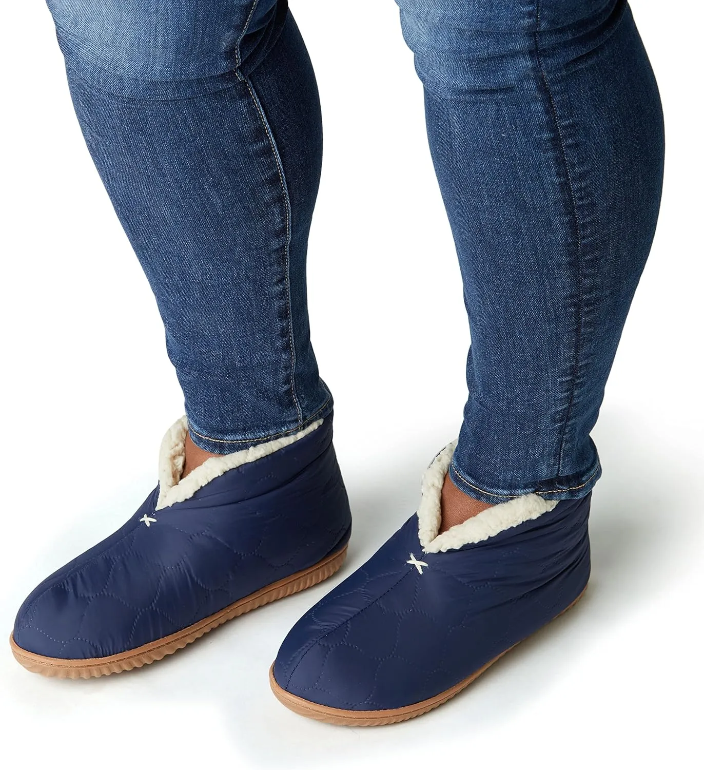 Dearfoams Women's Indoor/Outdoor Warm Up Bootie Slipper