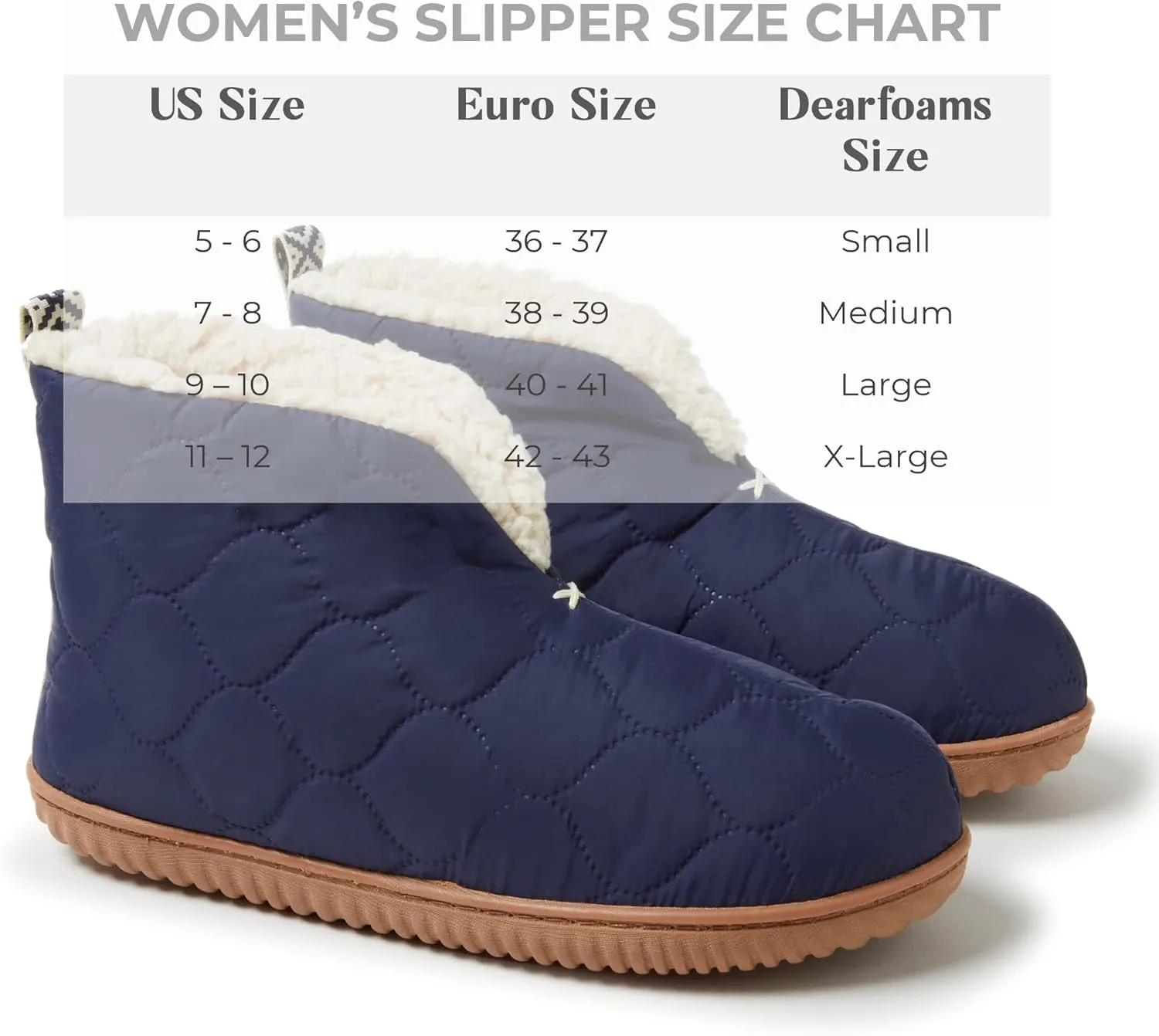 Dearfoams Women's Indoor/Outdoor Warm Up Bootie Slipper