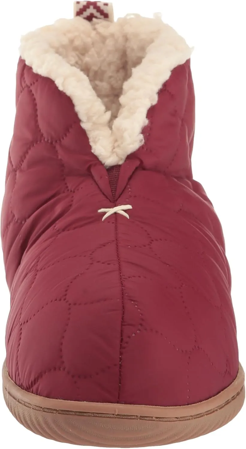 Dearfoams Women's Indoor/Outdoor Warm Up Bootie Slipper