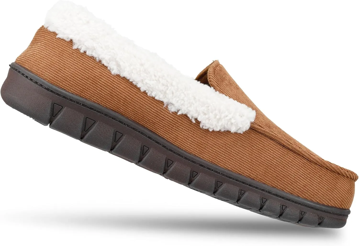 Dickies Men's Closed Back Memory Foam Corduroy Venetian Slipper-Indoor/Outdoor Sole, Machine Washable