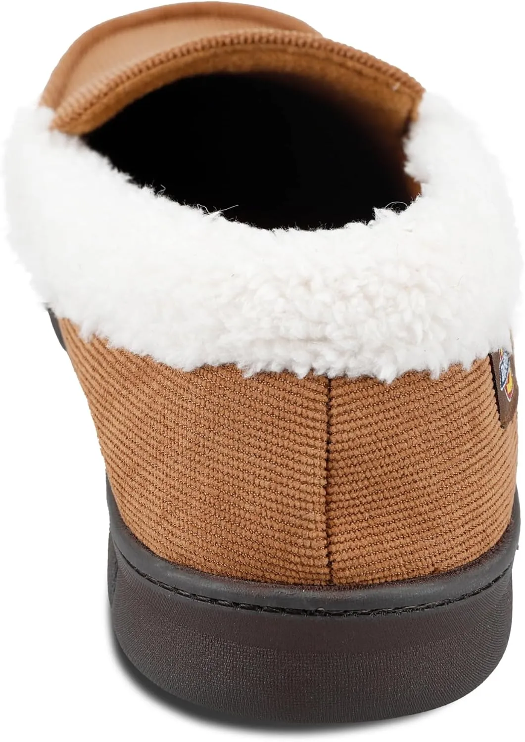 Dickies Men's Closed Back Memory Foam Corduroy Venetian Slipper-Indoor/Outdoor Sole, Machine Washable