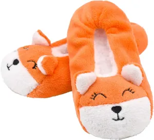 DICUIRD Kid's Animal Slipper Socks, Cartoon Cozy Fleece Indoor Kids Slipper, Fluzzy Warm Bedroom Shoes