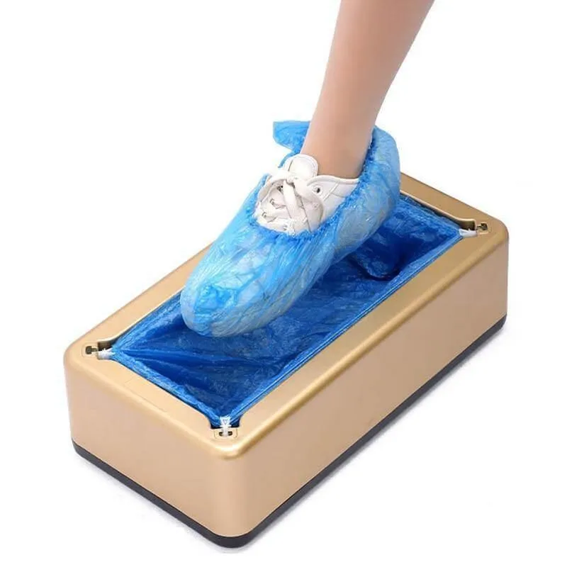 Disposable Hands-Free Shoe Covers - Portable Protective Box