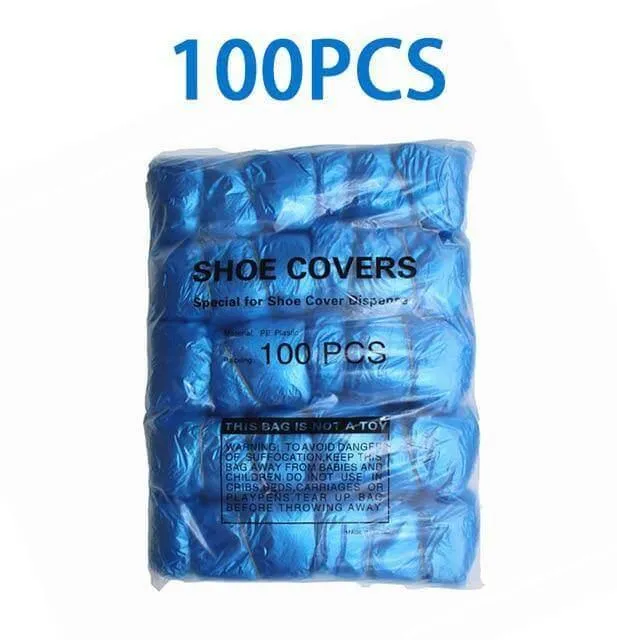 Disposable Hands-Free Shoe Covers - Portable Protective Box