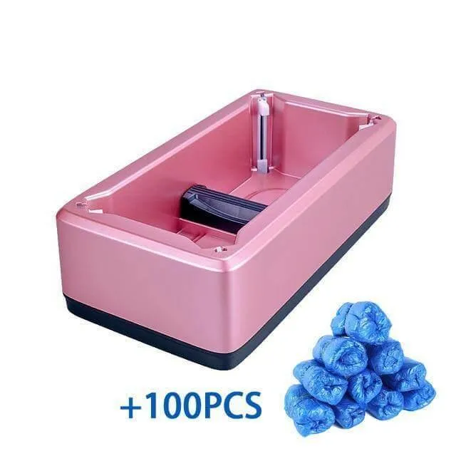 Disposable Hands-Free Shoe Covers - Portable Protective Box