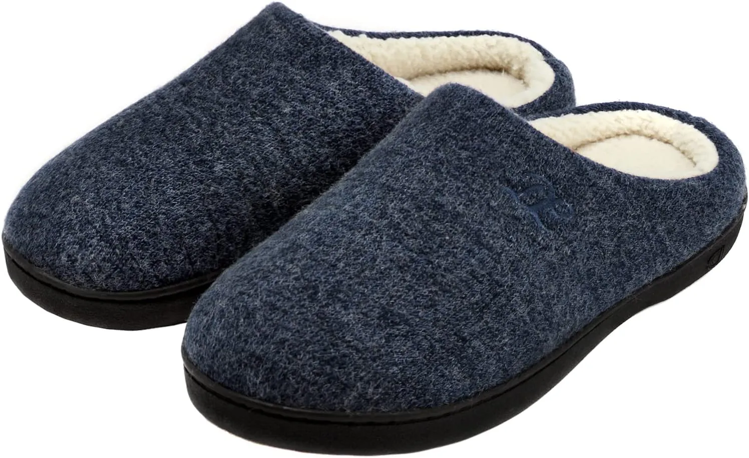 DL Womens Memory Foam Slippers, Cozy Slip on House Slippers for Women Indoor Outdoor, Comfy Women's Bedroom Slippers Warm Soft Flannel Lining Home Slippers Size 5-12 Purple Blue Pink Grey Navy Black