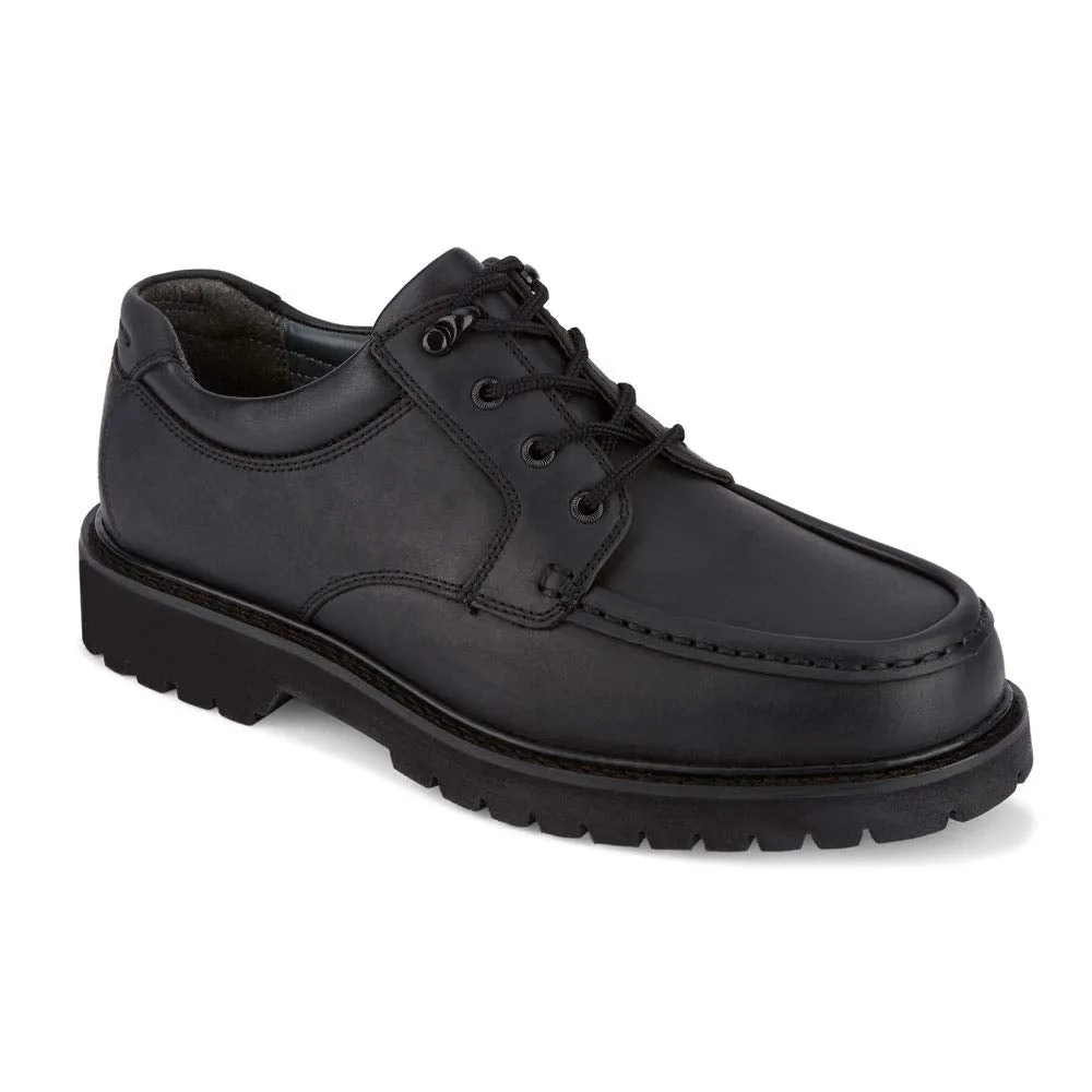 DOCKERS Mens Glacier Synthetic Leather Rugged Casual Oxford Shoe, Black, 8.5 M