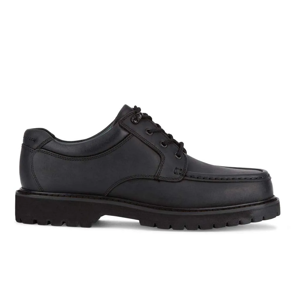DOCKERS Mens Glacier Synthetic Leather Rugged Casual Oxford Shoe, Black, 8.5 M