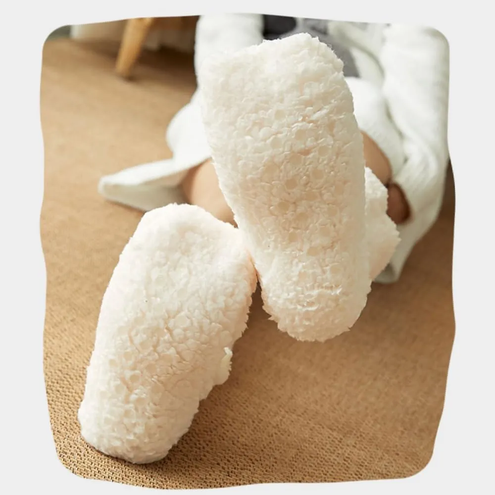 Dog Socks Fuzzy Socks Fluffy Socks Winter Warm Soft Slipper Home Sleeping Cute Animal Socks 2 Pairs
