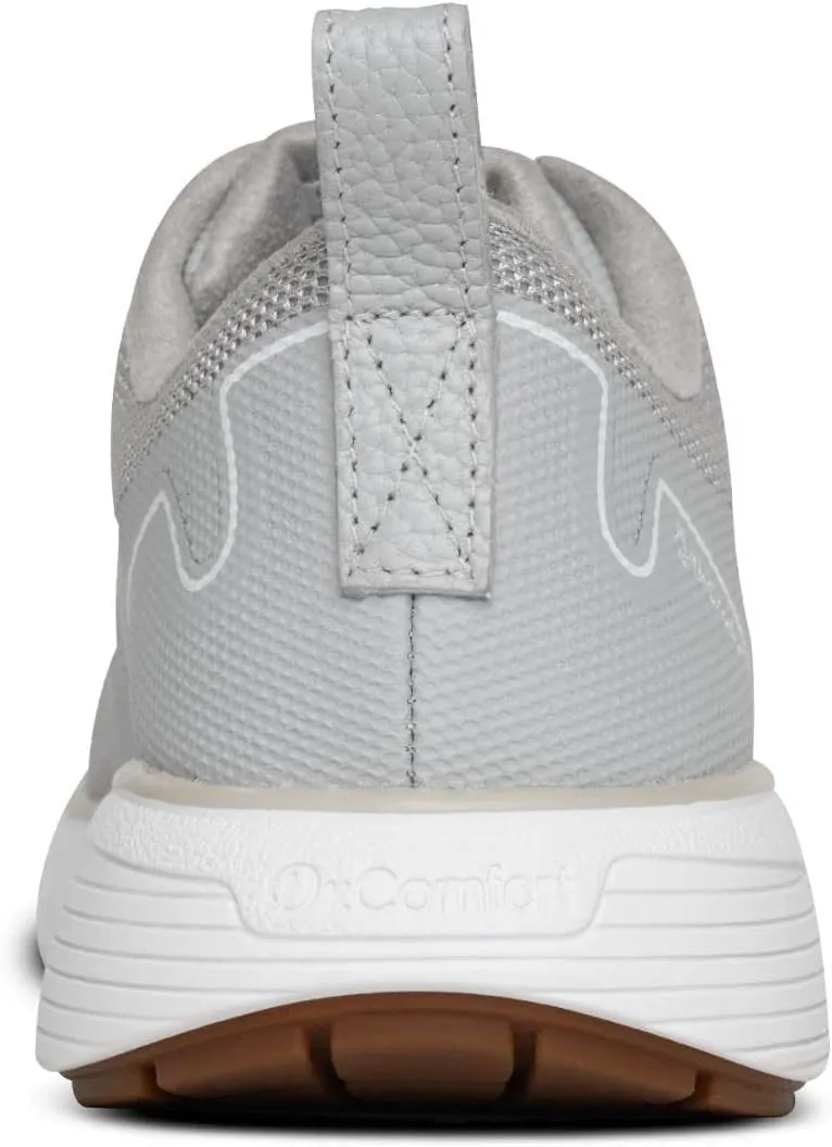Dr. Comfort Women's Grace Athletic Walking Shoe, Grey, Mesh & Synthetic, Gel Insole, Moderate Cushioning